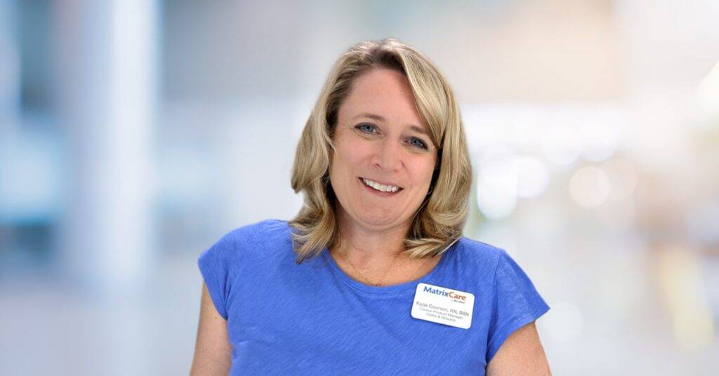 Headshot of Kathleen Courson, RN, BSN, Clinical Product Manager, MatrixCare