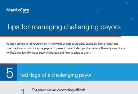 infographic: We know how to manage challenging payors